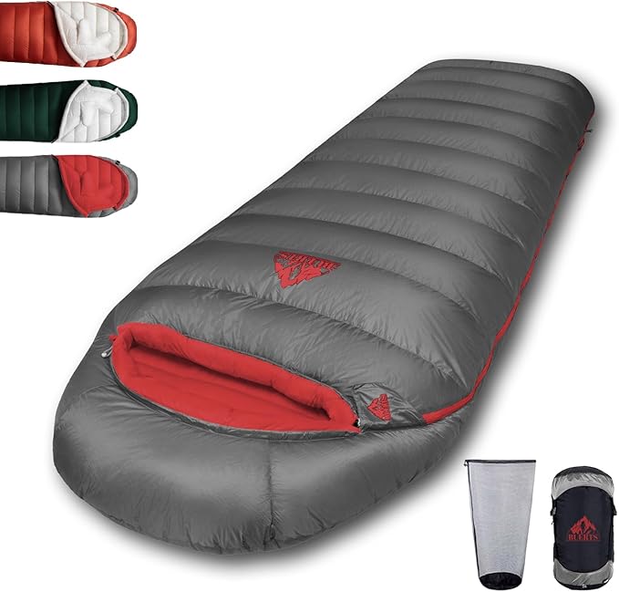 Down Sleeping Bags for Adults Premium 680FP Down Fill Backpacking Sleeping Bag for Cold Weather for Camping Hiking and Traveling Comes with Compression Sack.