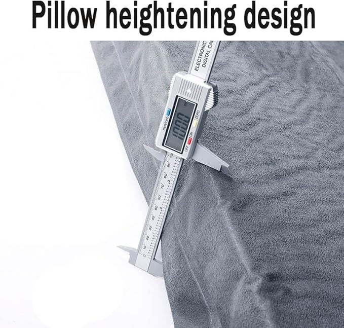 Inflatable Car Air Mattress Back Seat Bed for Ford Bronco Sport (CX430) 2021 2022 2023 2024 2025 2026 Portable Thickened Travel Camping Air Mattress Blow Up BedBeige-Bring Pillow