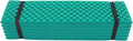 KIMISS Foldable Double Egg Crate Sleeping Pad - Thickened Foam Sleep Mat for Outdoor Camping - 186x57CM TravelFriendly Design (Dark Green)