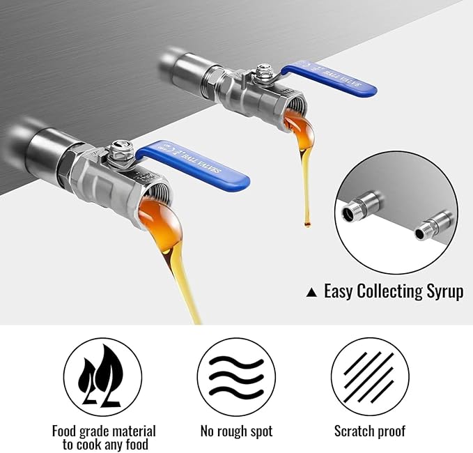 Maple Syrup Evaporator Pan Set - Premium Stainless Steel Maple Syrup Boiling Pan – One Heavy Duty Boiling For Maple Syrup Collection48Dx24Wx9.5H
