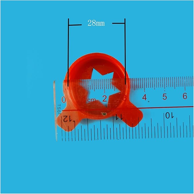 28mm Diameter 6-in-1 Set Fantasy-Shaped lid Spare Parts Mould lid Accessories Compatible with Soft-Serve ice Cream Machines