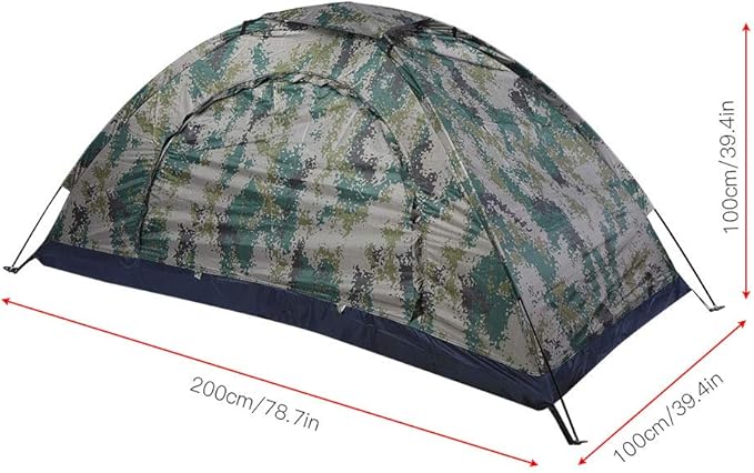 1 Person Lightweight Windproof Instant Backpacking Tent for Hiking Camping Fishing Climbing and Outdoor Adventures