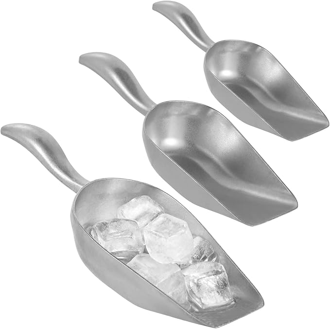 Three Ice Scoops Aluminum Alloy Home &amp Commercial Multiple Sizes