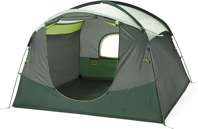THE NORTH FACE Sequoia Tent | Waterproof Camping Tent Spacious &amp Easy to Set Up Front &amp Back Zipper Doors Side Windows