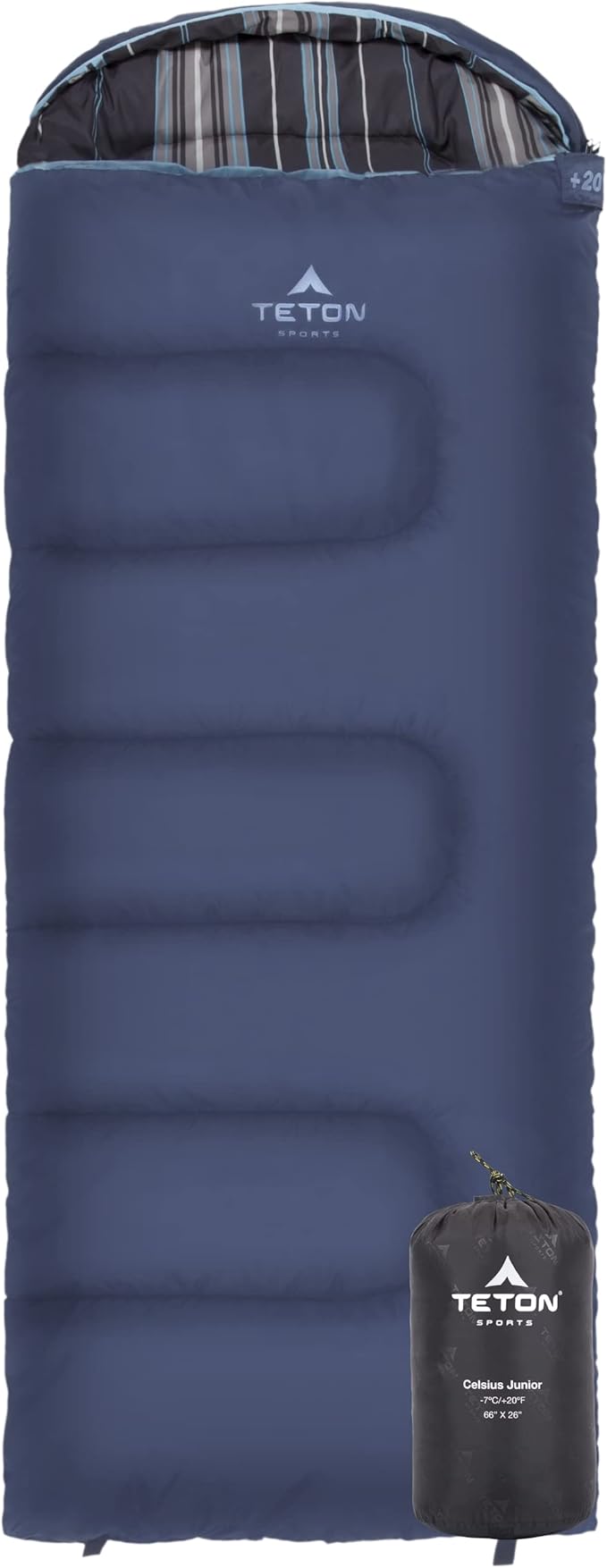 Teton Junior 20 Degree and 0 Degree Sleeping Bags. Finally Sleeping Bag for Boys Girls All Kids Warm and Comfortable for All Camping Weather and Built to Last