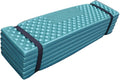 Alomejor Double Egg Crate Foldable Sleeping Pad Soft PVC Thickened Isolation Pad for Camping (186 * 57)