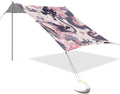 Pink Japanese Dragon Beach Tent Sun Shelter 9.2' x 10.5' Beach Canopy with 4 Sandbags 4 Stability Poles Sand Shovels - Tent Canopy for Beach Camping Fishing Picnics