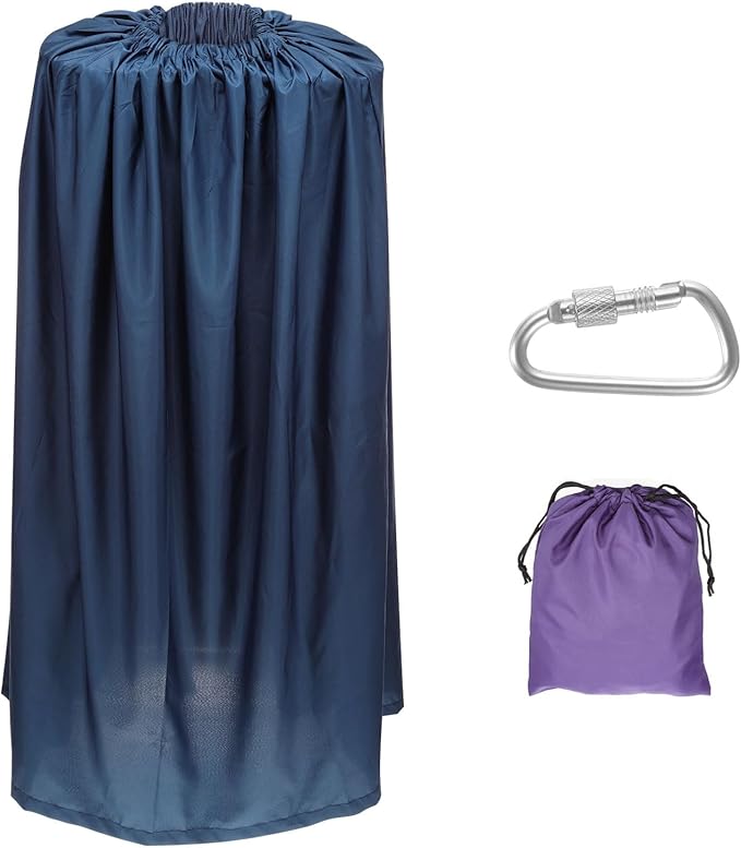PATIKIL Portable Dressing Room 3.94ft Length Instant Dressing Cover Up Changing Tent Privacy Shelters for Beach Boating Camping Competition Dark Blue
