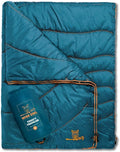 Wise Owl Outfitters Outdoor Camping Blanket – Lightweight Packable Puffy Quilt for Backpacking Hiking &amp Travel – Warm Water Resistant Blanket for Cold Weather Camping