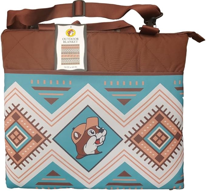 Buc-ee's Beaver Large Outdoor Blanket 70 x 60 - Camping - Ground - Picnic - Waterproof - Mat - Foldable Mixed