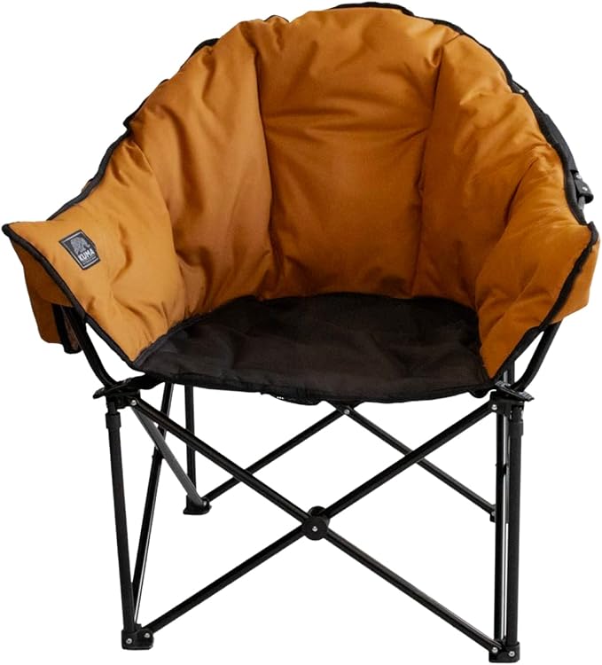 Kuma Outdoor Gear Lazy Bear Chair with Carry Bag Ultimate Portable Luxury Outdoor Chair for Camping Glamping Sports &amp Outdoor Adventures (Sierra/Black)