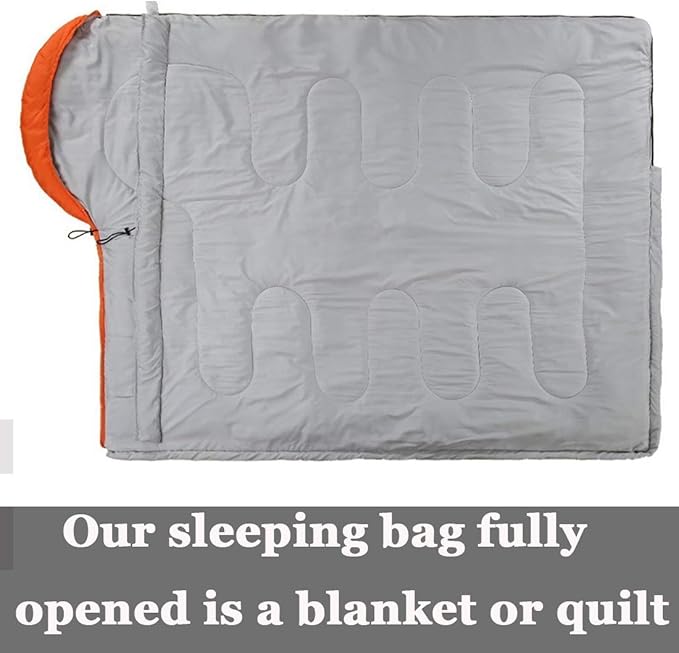 3-4 Season Sleeping Bag for Adults &amp Kids Lightweight Warm Cold Weather Camping Bag with Waterproof Compression Sack – Portable for Hiking Backpacking Traveling &amp Outdoor Adventures