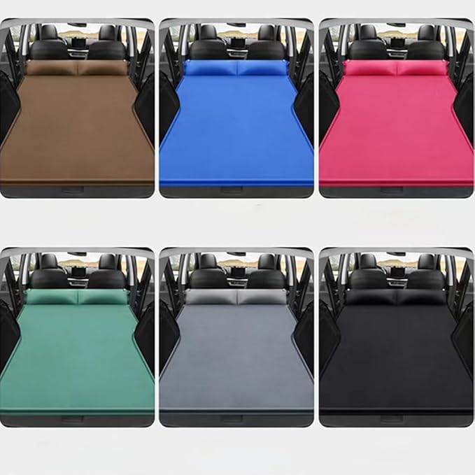 Car Air Bed for Tesla Model-S 2016 2017 2018 2019Portable Air Mattress Thicker Bed Mattress Travel Inflatable Mattress Travel Camping Air Cushion AccessoriesGreen