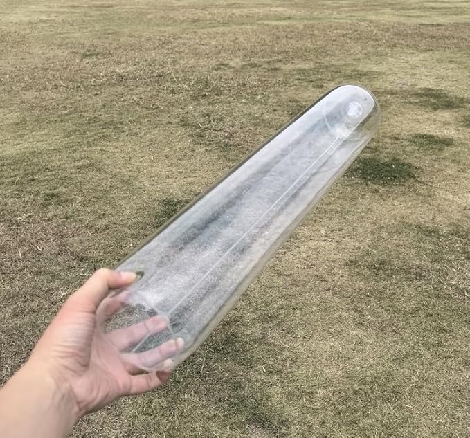 Inflatable Travel Pillow Blow up Pillar Transparent Pillow Camping Pillow Clear Cushion Water Resistant Pillow core Travel Air Pillows(D25xH140CM)