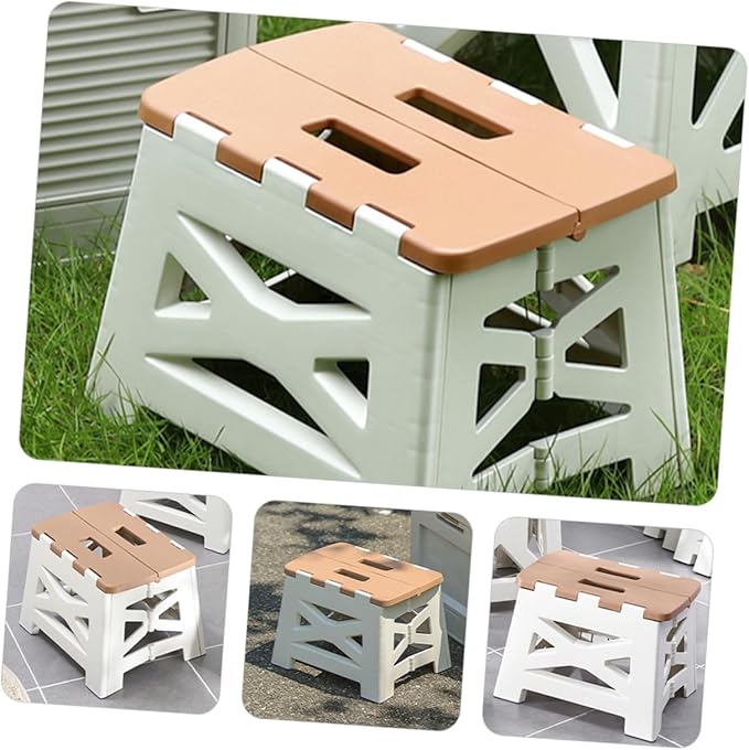 HANABASS Portable Folding Stool Lightweight and Compact Fishing and Camping Chair for Outdoor Activities Beach Trips and Bbqs Easy to Carry Storage Bag