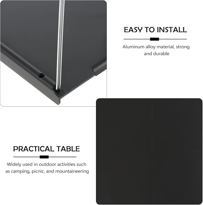 Aluminum Alloy Small Camping Table Portable Foldable Picnic Food Table