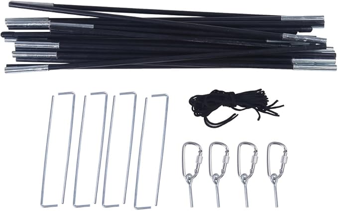 Boat Shade Canopy 4 Persons Boat Sun Shade Shelter Boat Canopy Sun Awning for Inflatable Boat Raft Kayak ( 4 Persons)(Suitable for INTEX68351)