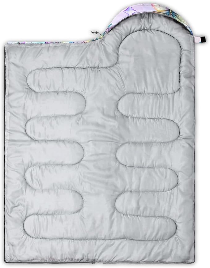Ocean Themed Sea Turtle Sleeping Bag for Kids Boys GirlsLightweight Warm Cold Weather BackpackingWaterproof Compact Sleeping Bag with Compression Sack for Hiking Camping Outdoor.