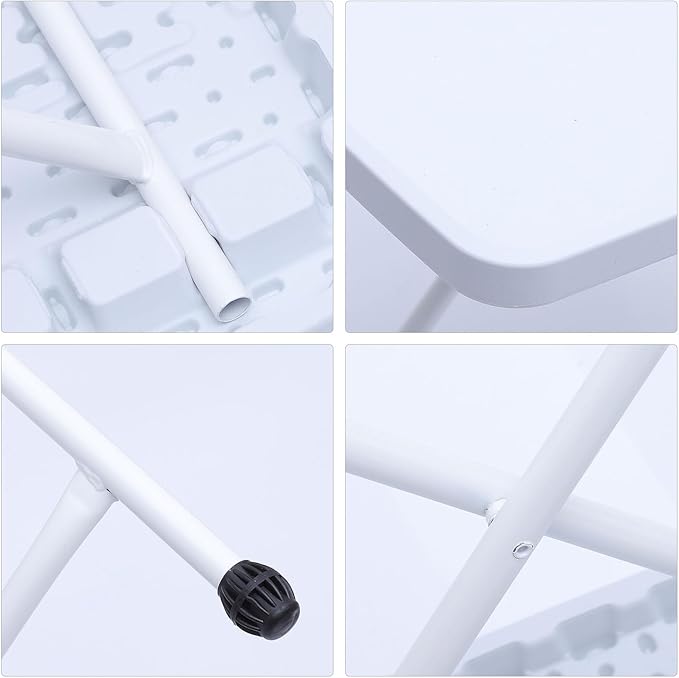Folding Dining Table Portable Folding Table Plastic Outdoor Desk Lightweight for Camping Picnic and Home Use
