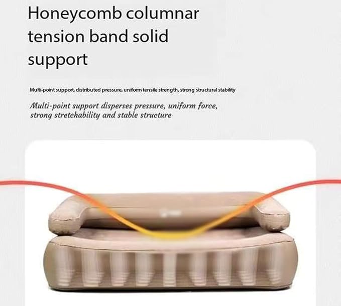 Outdoor Double Inflatable Sofa Bed Folding Back Sofa Automatic Inflatable Recliner Suitable for Camping Sofa Accessories