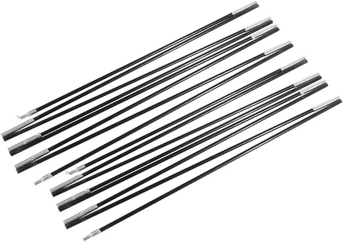 Fiberglass Tent Pole Lightweight Replacement Fiberglass Rod 14.7ft for Camping Backpacking Hammocks Shelters Awnings