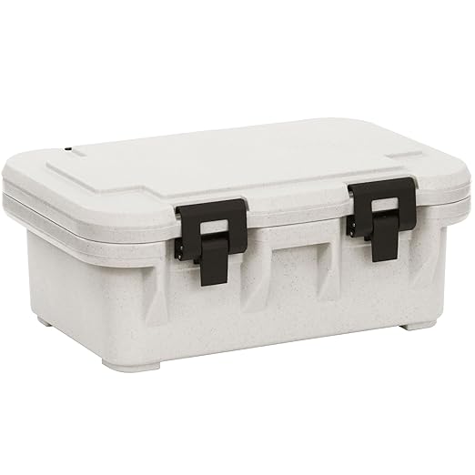 Cambro Insulated Food Pan Carrier - 6 Inch Deep Hotbox and Food Warmer for Catering &amp Transport - Top Load S-Series (Gray)