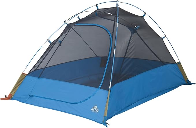 Kelty Tanglewood 2 or 3 Person Backpacking and Car Camping Tent – Sturdy Frame Quick Corners for Easy Setup Double Stake Vestibule Clip-on Rainfly