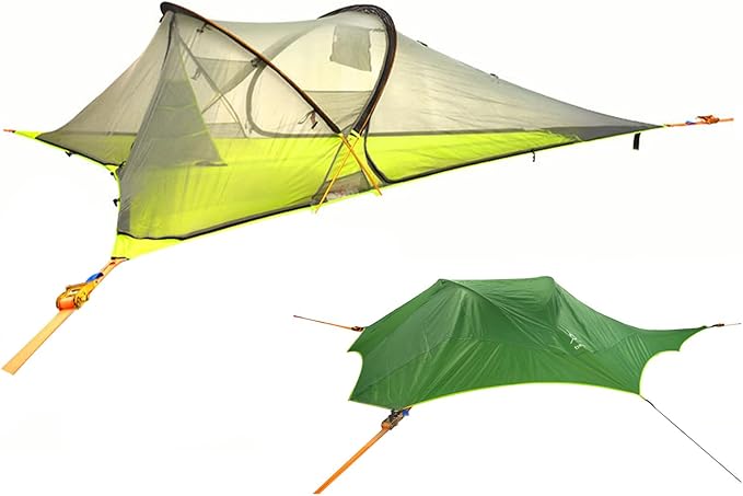 Tentsile Connect V3 2-Person Tree Tent Hammock The Original Tree Tent Company 880 Pound Capacity Portable Treehouse Heavy Duty Ratchets Included Designed in The UK