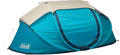 Coleman Pop-Up Instant Tent Sets Up in 10 Seconds Portable &amp Lightweight 2/4 Person Weatherproof Camping Tent with Adjustable Rainfly