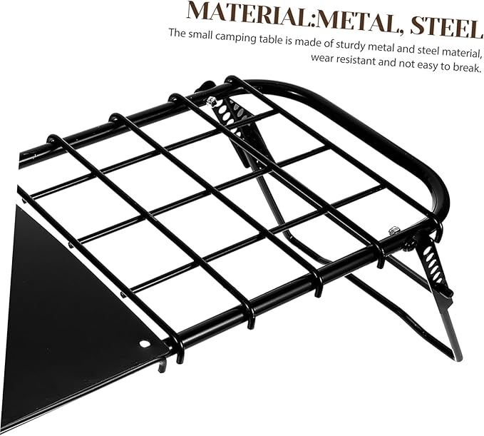 Portable Table Camping Lightweight Folding Camp Table Metal Legs for Outdoor Use
