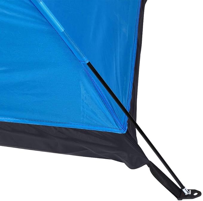 Haofy Outdoor Tent Lightweight Portable Single Person Camping Tent with Round Door and Skylight for Camping Fishing Climbing (Blue)