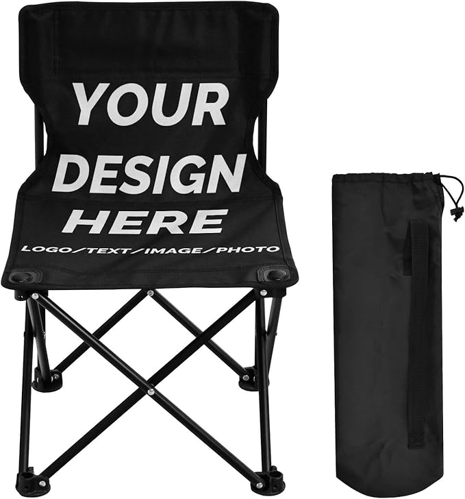 Folding Camping Chairs Folder Your Own Design Custom Portable Lightweight Foldable Chair Print On Demand