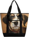 Insulated Shopping BagLarge Reusable Cooler Bags Dog Training Printed Foldable Shopping BagTravel Waterproof Shoulder Bag