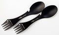 Spork Ultra Lightweight and Strong 5 in 1 Camping Utensil Set-Spoon+Fork+Knife+Peeler+Bottle Opener+Bag+Carry case. Ideal for Outdoors Home or Office