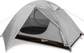 Bessport Camping Tent 1/2 Person Tent Waterproof Two Doors Backpacking Tent Easy Setup Lightweight for Outdoor Hiking Mountaineering Travel