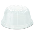 DART 20HDLC D-T Sundae/Cold Cup Lids 5-32oz Cups Clear (Case of 1000)