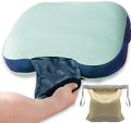 Couleurs Beach Pillow Inflatable Camping Pillow Pool Pillow Removable Pillowcase Ultralight Neck and Waist Support Suitable for Camping Hiking Backpacking (with Ice Pack)