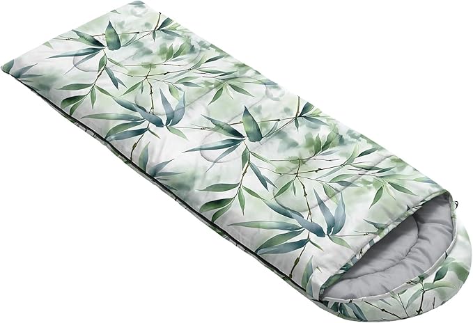 Kids Sleeping Bag for Boys GirlsBlue Ripples Print-Lightweight Warm Portable Outdoor Indoor-Waterproof Cold Weather Resistant Sleeping Bag for Camping Hiking
