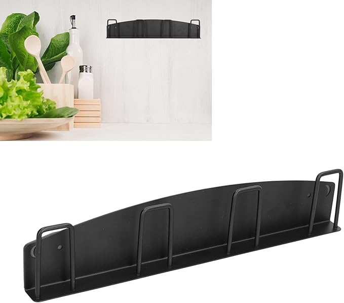 Magnetic Shelf Stainless Steel Rack with Strong Magnet Multifunctional Kitchen Refrigerator Storage Rack for Cups and Quick Drainage Design for Home Bar Office