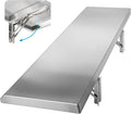 Folding Concession Shelf 48 x 12 Stainless Steel Drop Down Folding Serving Food Serving Stand for Concession Windows