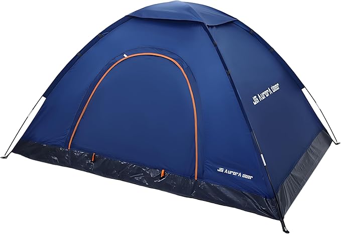 1/2/3/4 Person Tents Waterproof&ampWindproof Family Tents Camping-TentLightweight Portable Pop Up Tent for CampingHikingMountaineering or Beach Easy to Set Up Adventures Carry Bag