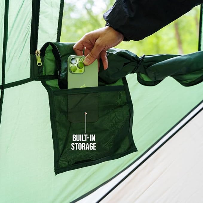 Instant Pop Up Camping Tent for 4-6 People | High-End All-Season Tent with Mesh Windows Waterproof Rainfly &amp Tool-Free Setup | Easy Setup Outdoor Tent for Overlanding &amp Camping by North Haven