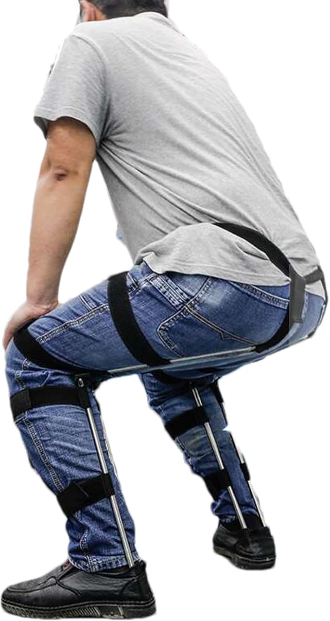 Wearable Chair - Leg Support Portable Adjustable Seat Ergonomic Design with Invisible Lightweight Construction | Fishing Adventures Subway Travel Outdoor Concerts Long Standing
