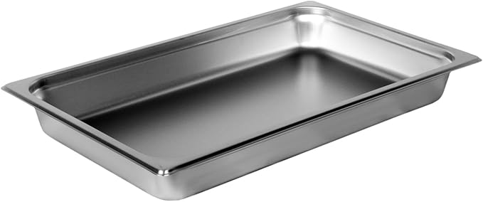 Excellante Full Size 2-1/2-Inch Deep 22 Gauge Anti Jam Pans