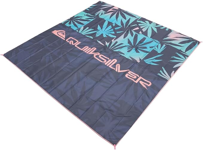 Quiksilver Sand-Free Beach Mat – Large Waterproof Outdoor Picnic Blanket Lightweight Foldable Mat for Beach Camping Park or Travel – Fits 4-6 People Quick-Dry Durable