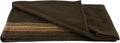 FOX OUTDOOR PRODUCTS Wool Blanket - Warm Lightweight Wool Blend Blanket with Whip-Stitched Edges for Outdoor &amp Home Use Camel-Striped Brown