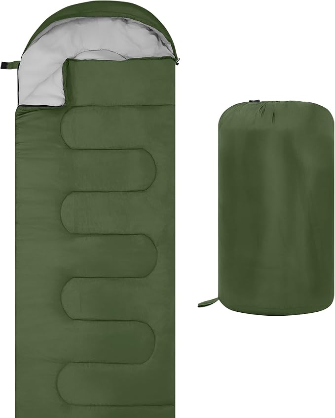 Sleeping Bags Lightweight Camping Sleeping Bag for Adults Kids Hiking Outdoor Travel Cold Weather &amp Warm