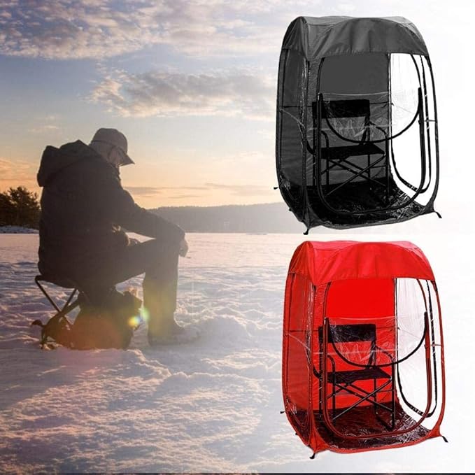 Sports Tent Pop Up - Portable Weatherproof Canopy for Fishing Camping Outdoor Events - Ideal Shelter with Carry Bag