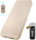TOBTOS 4 Thick Self Inflating Sleeping Pad with Electric Pump 60s Inflate Ultra-Compressible Compact Foam Camping Mattress Insulated Sleeping Mat for Tent Car Camping