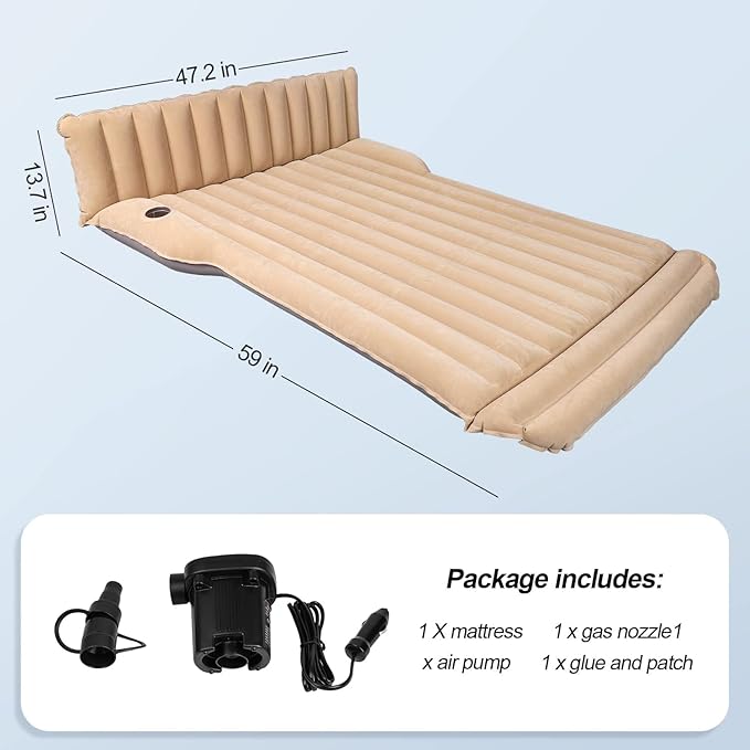 ThinSGO for Tesla Model Y All Version (2020-2026) Air Mattress Inflatable Mattress Air Bed for Tesla Model Y for Camping Outdoor Home